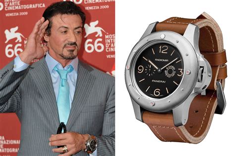 famous panerai wearers|sylvester stallone panerai watch.